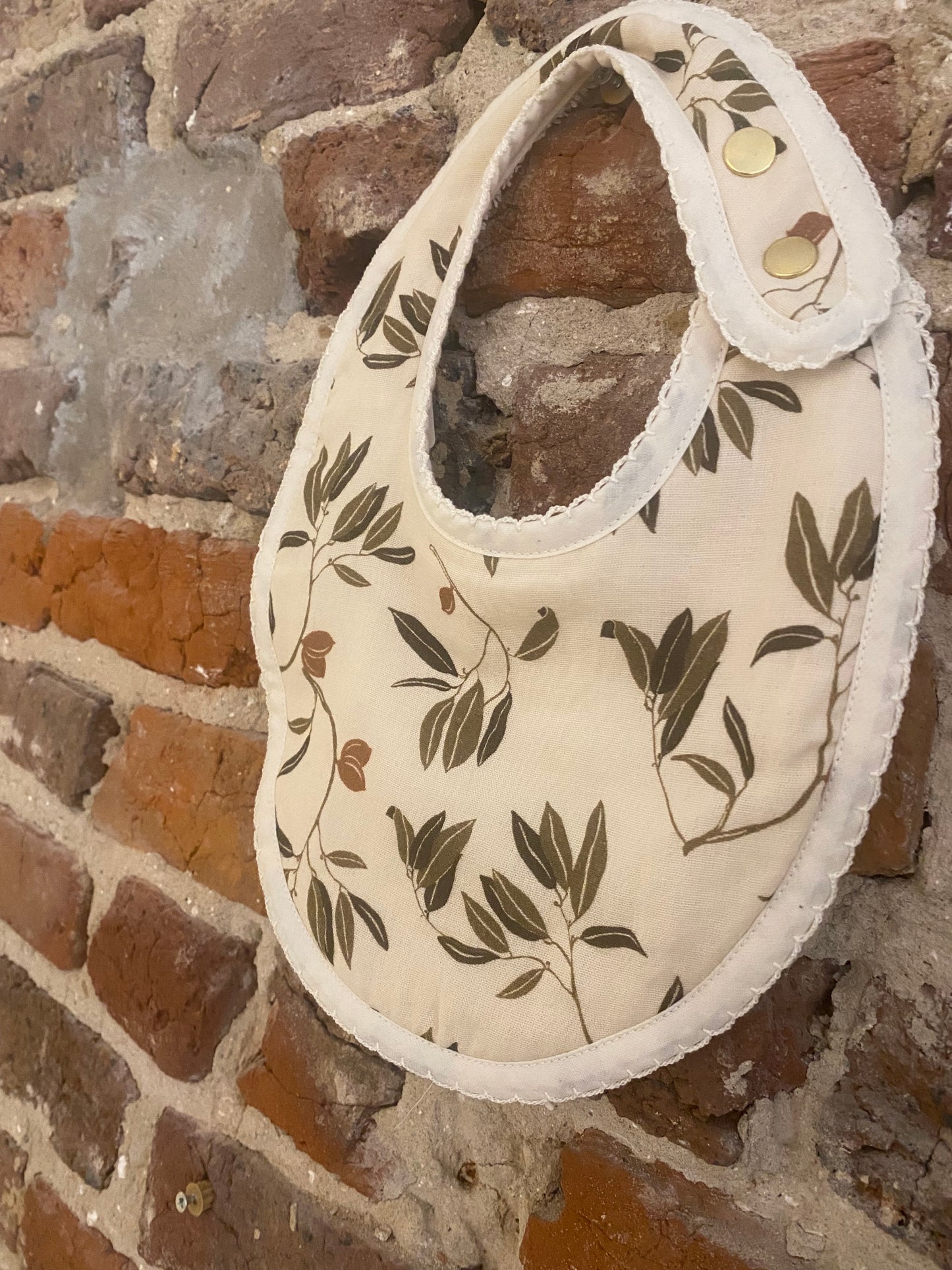 Bavoir bébé "Amandier"