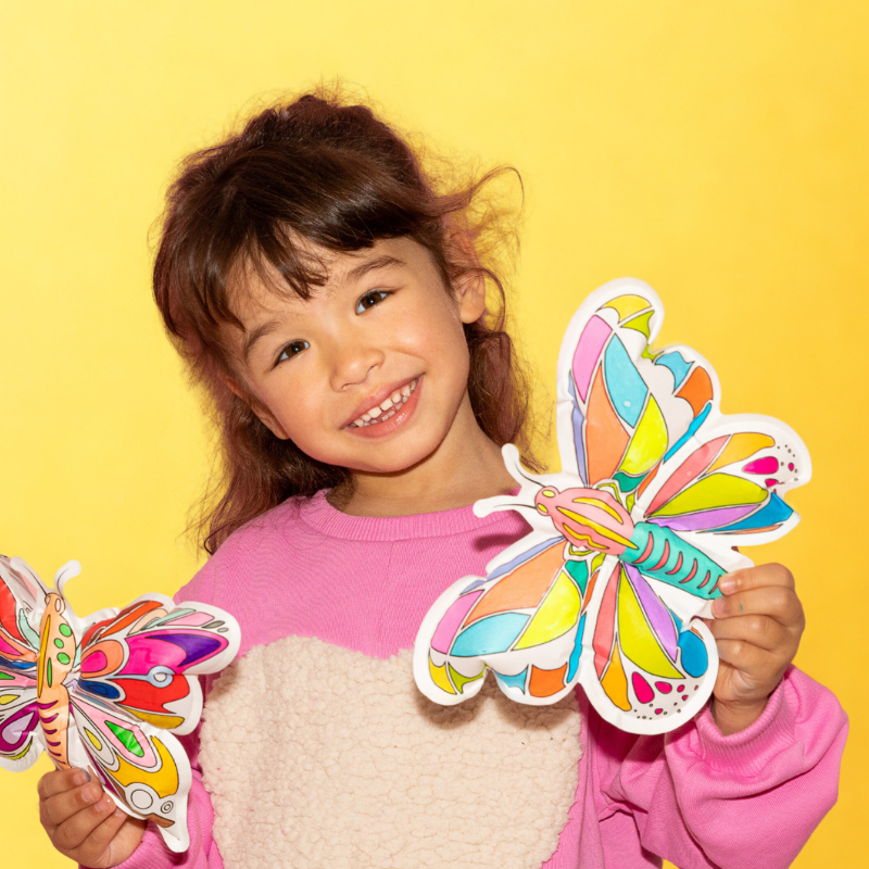 Coloriages gonflables Papillons