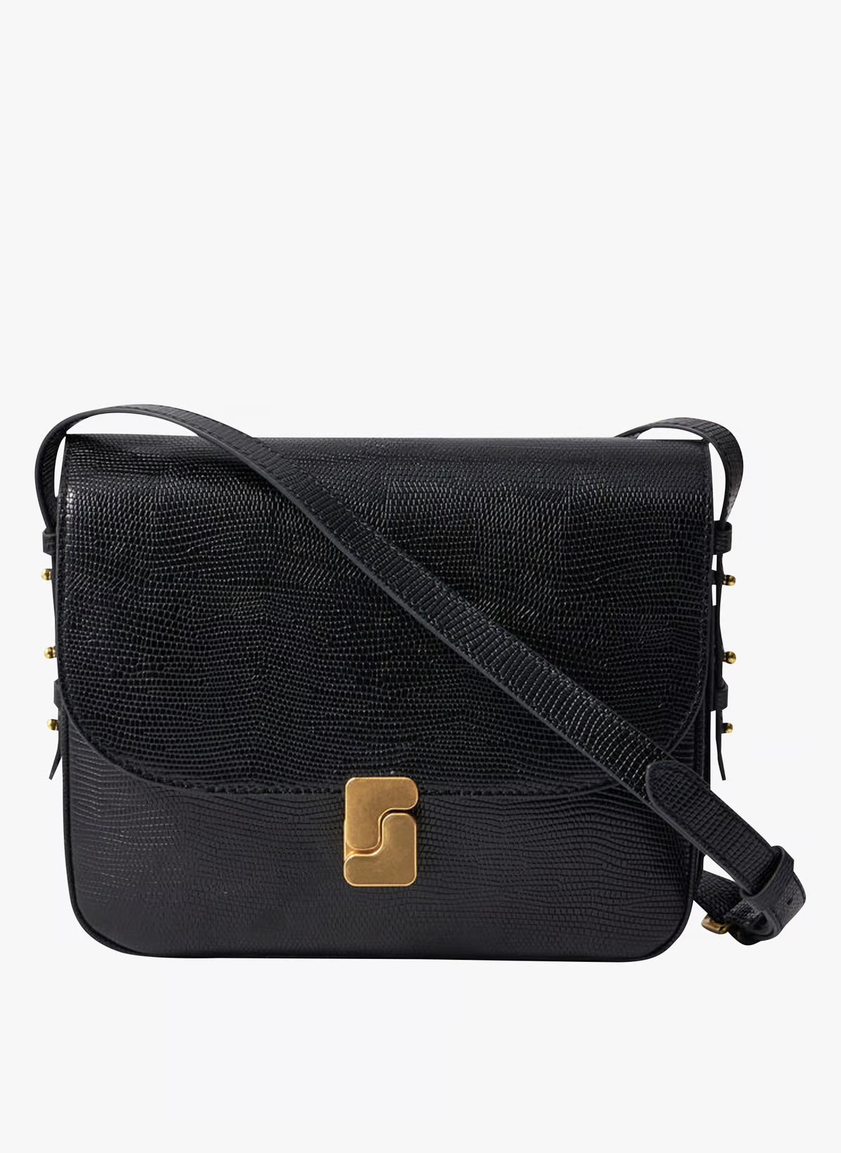 Sac Bellissima Maxi - Noir lézard - Soeur Paris