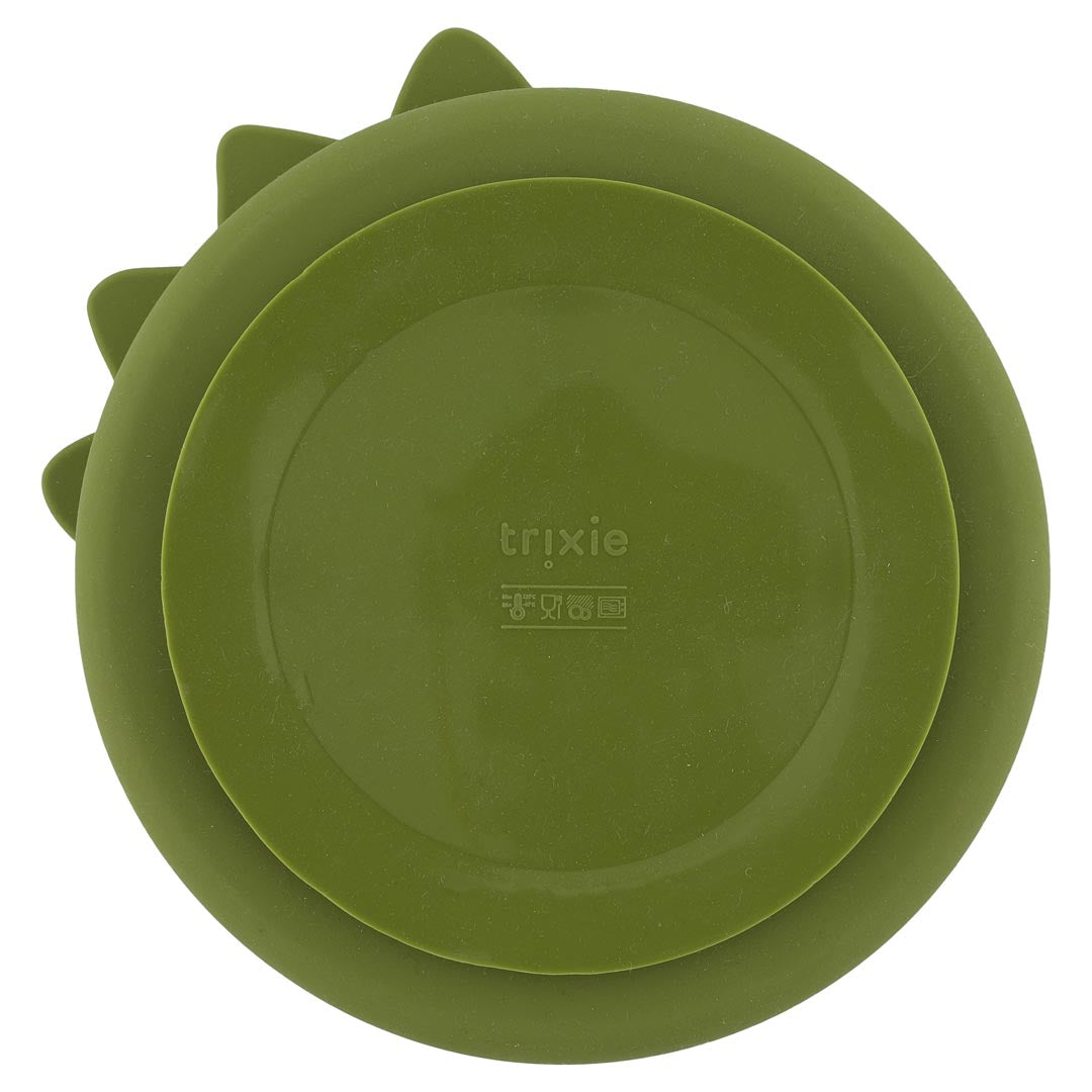 Assiette Dino ventouse en silicone