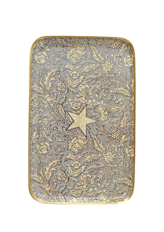 Plateau Flower - Vert de Gris - Boncoeurs