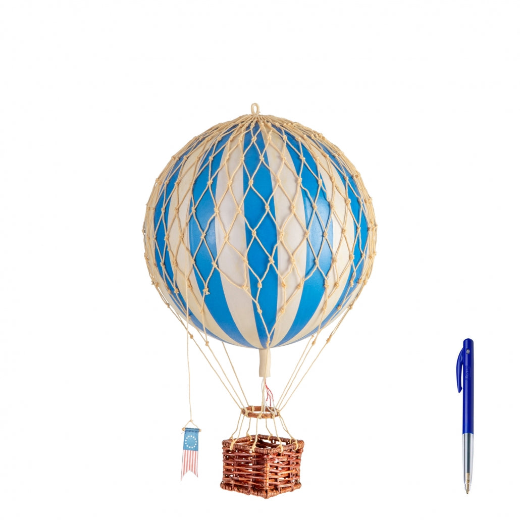 Moyenne montgolfière "Rayures bleues"