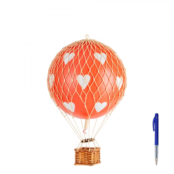 Moyenne montgolfière "rouge coeur "