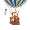 Grande montgolfière bleue