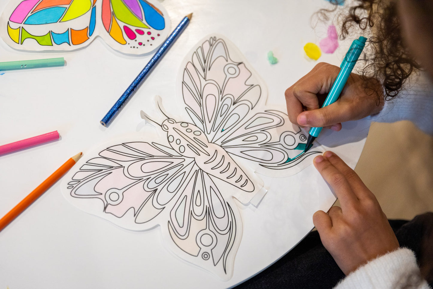 Coloriages gonflables Papillons