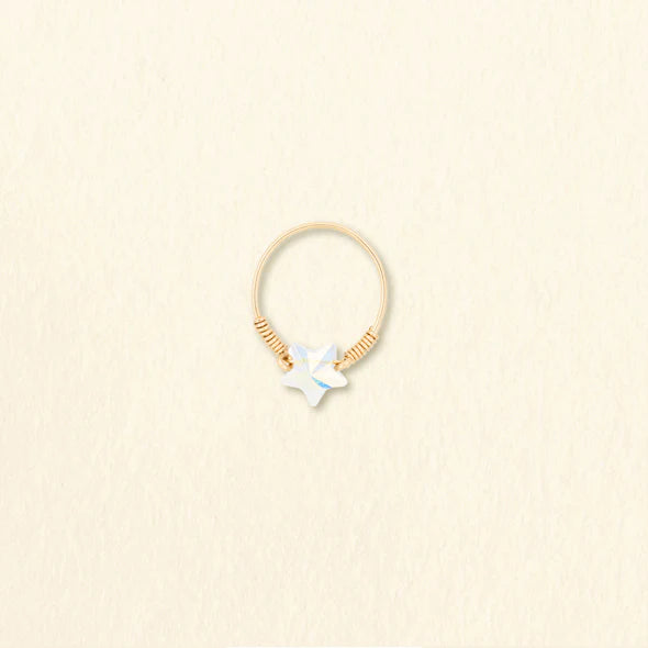 Bague Candy Etoile blanche - Marie Starek