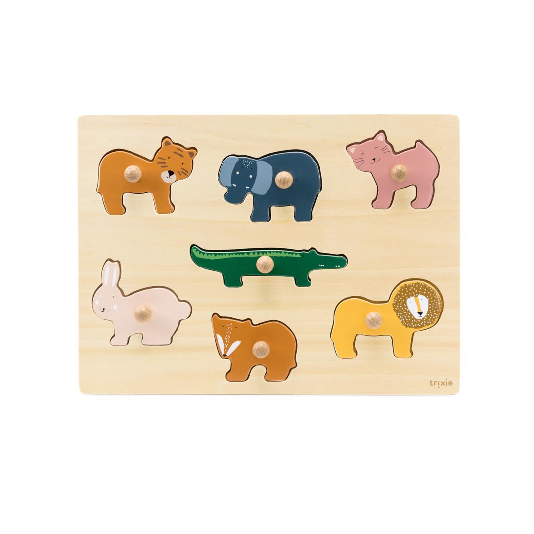 Puzzle animaux 7 pièces en bois - Trixie
