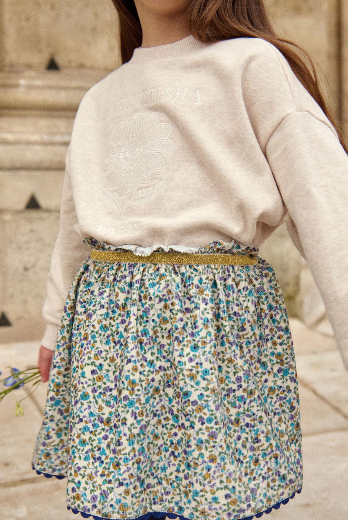 Sweatshirt Rosalia - Heather Cream