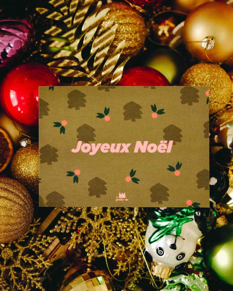 Carte " JOYEUX NOEL"