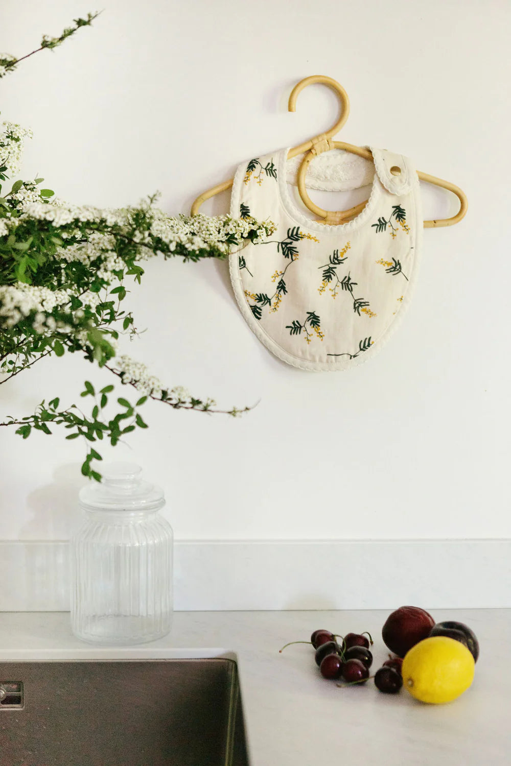 Bavoir bébé Mimosa