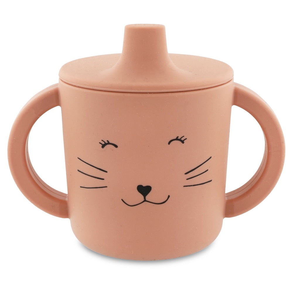 Tasse d'apprentissage en silicone - Mme Chat