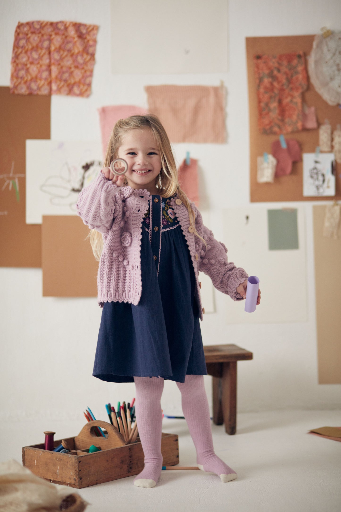 Cardigan Sandy parme