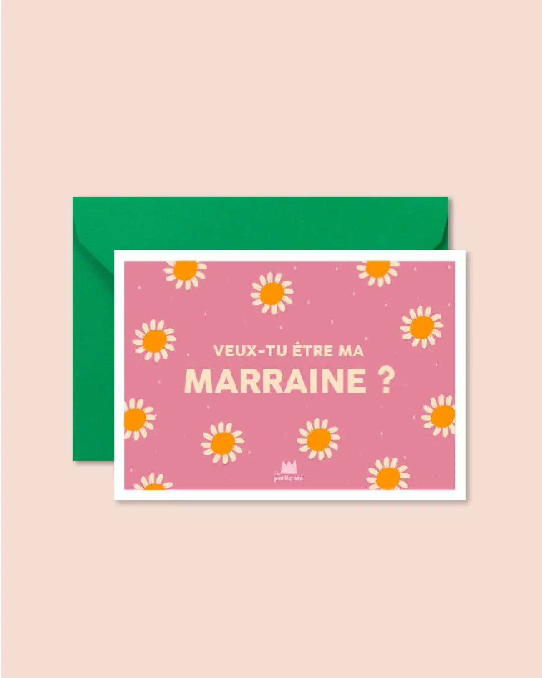Carte " Veux tu être ma Marraine"