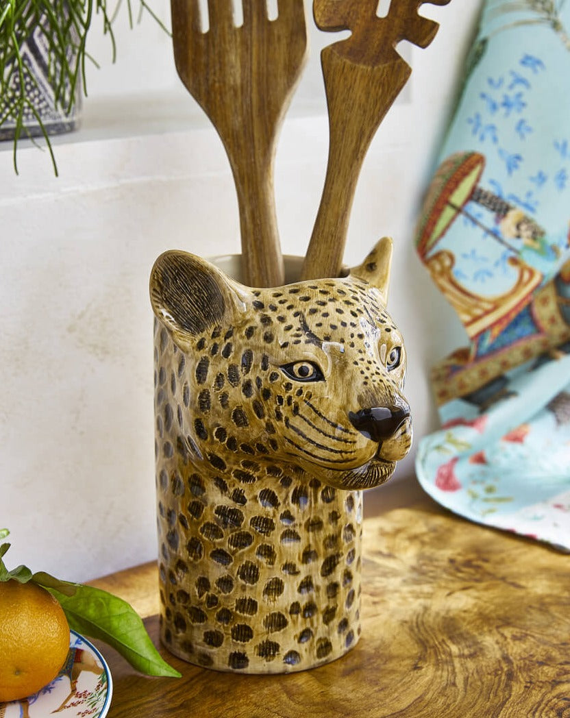 Pot à ustensiles Léopard