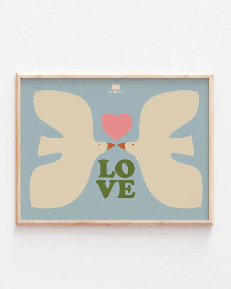 Affiche Les oiseaux de l'amour