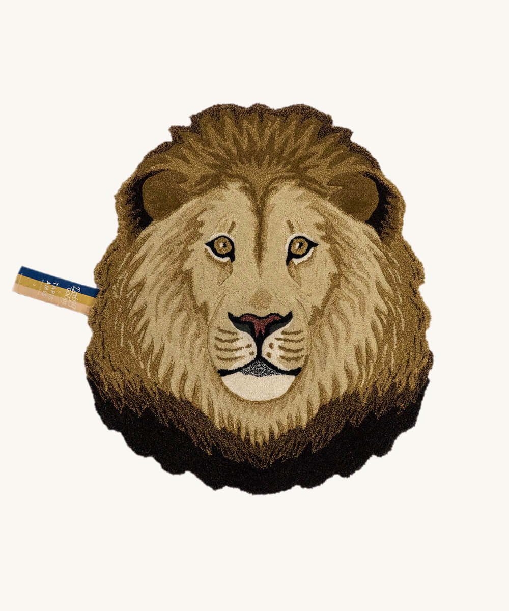 Tapis grande Tête Lion ( Attention cet article est uniquement disponible en click&collect)