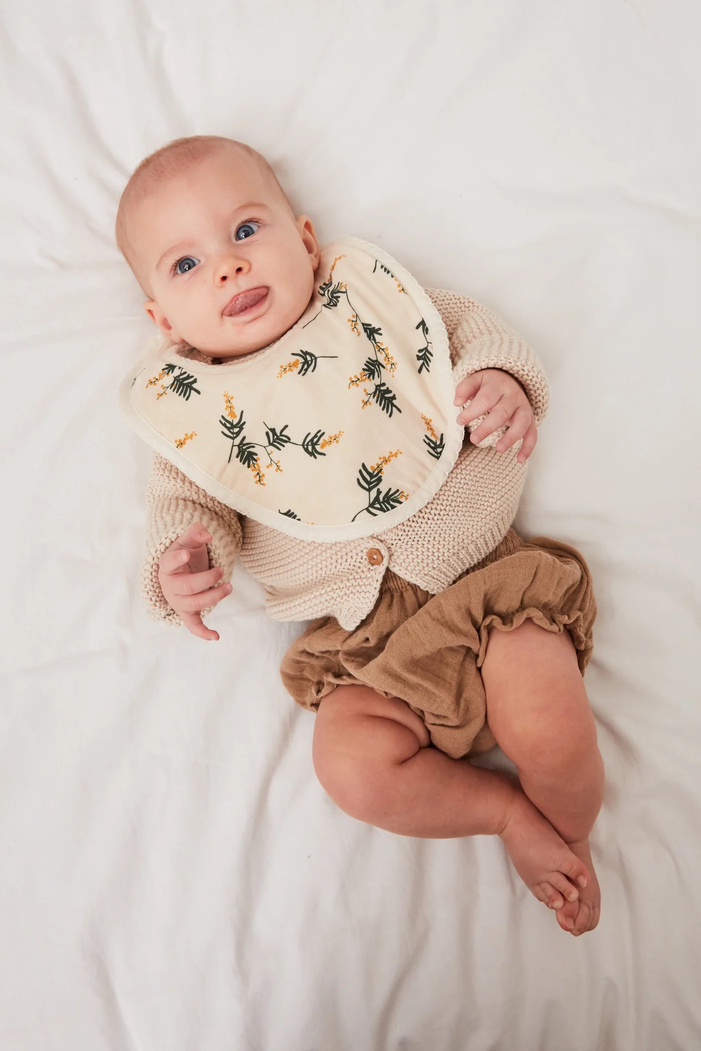 Bavoir bébé Mimosa