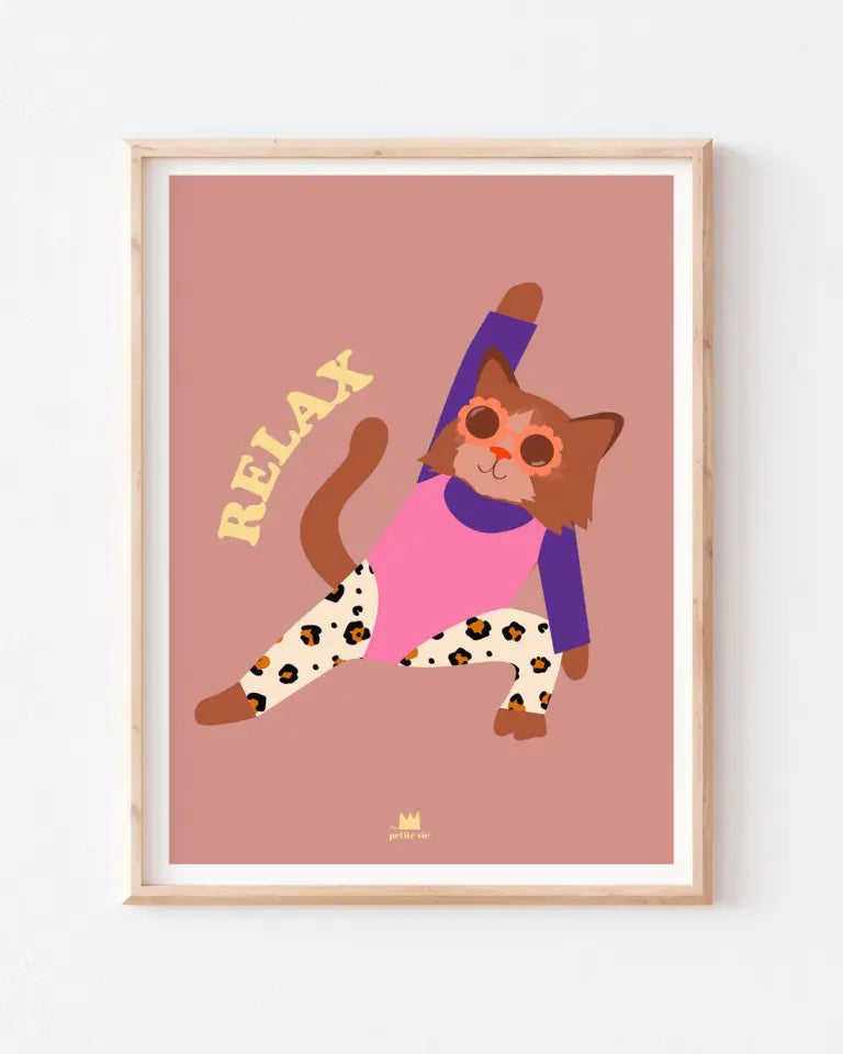 Affiche "CHAT RELAX"