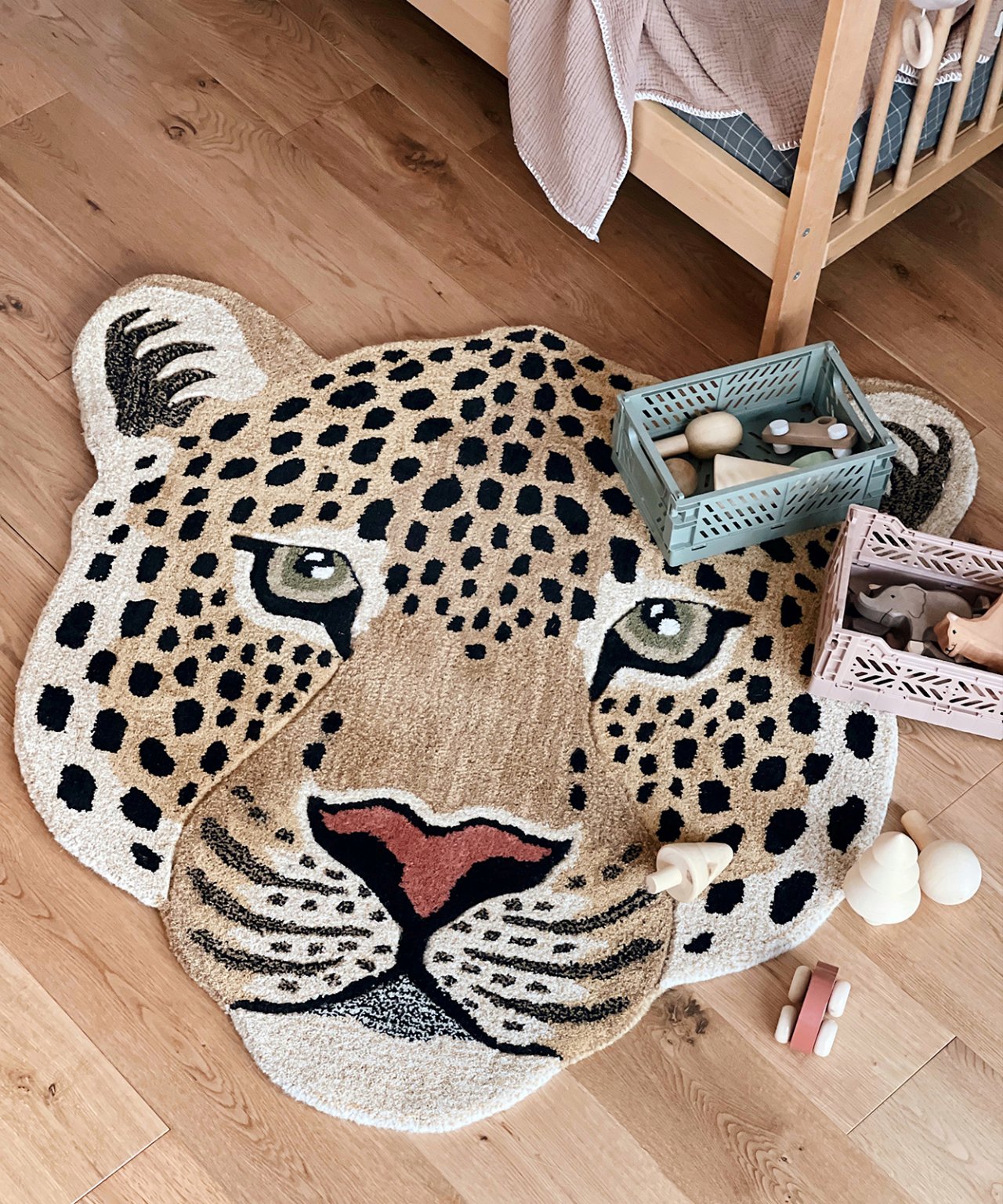 Tapis Grande Tête Léopard (Attention uniquement disponible en click&collect)