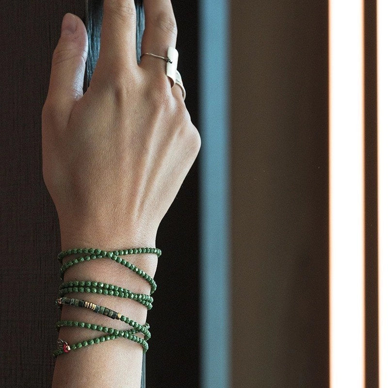 Collier Nadege Green Forest