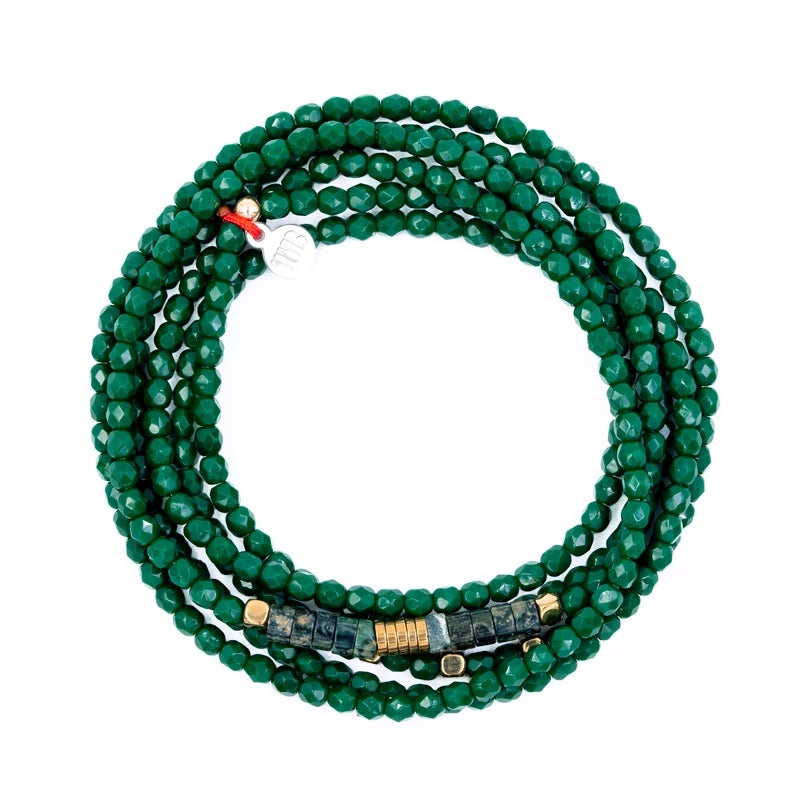 Collier Nadege Green Forest
