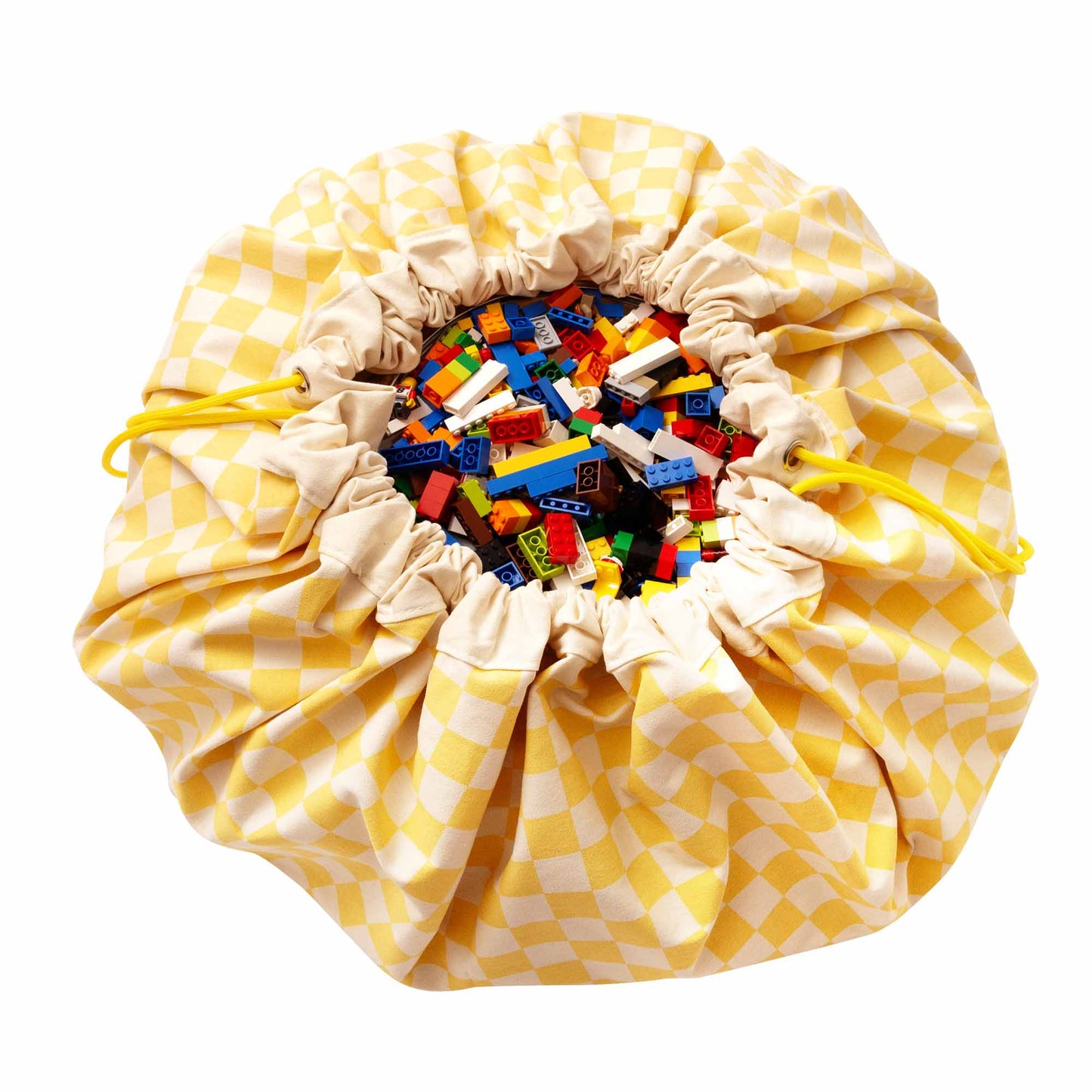 Vichy Yellow Sac De Rangement - Tapis