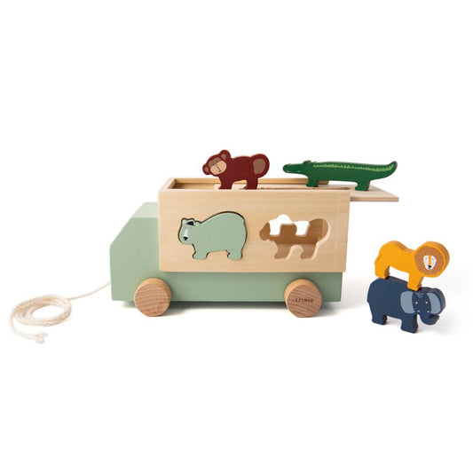 Camion animalier en bois - Trixie
