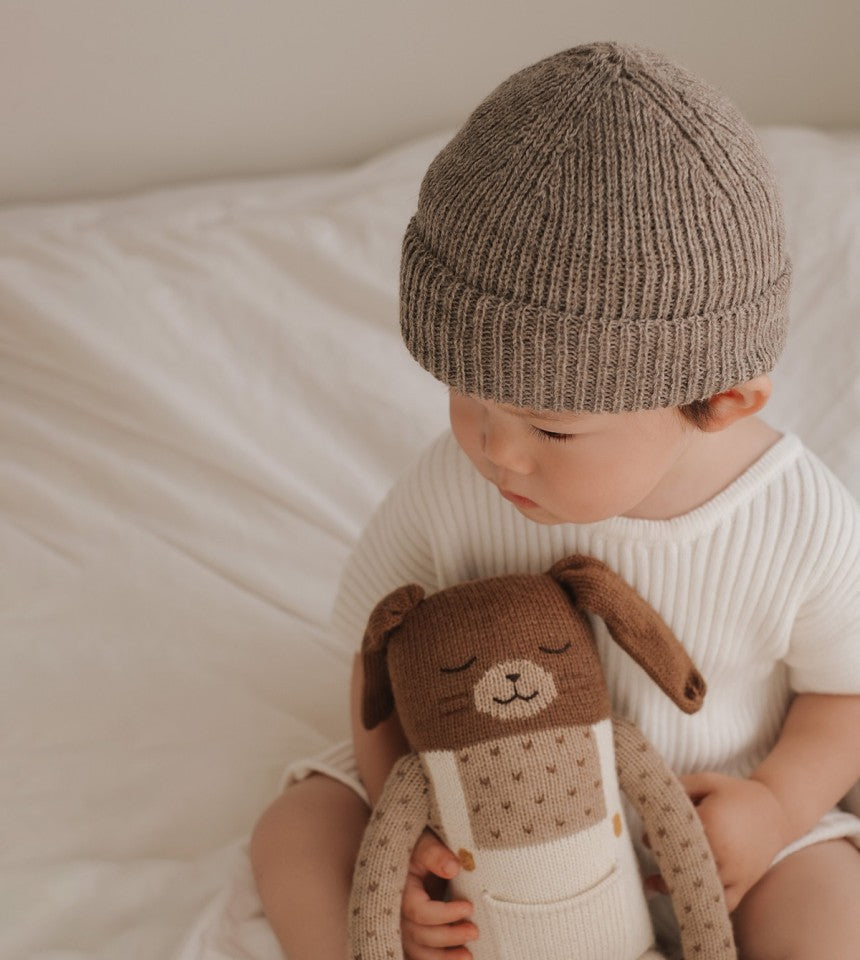 Bonnets bébé tricotés
