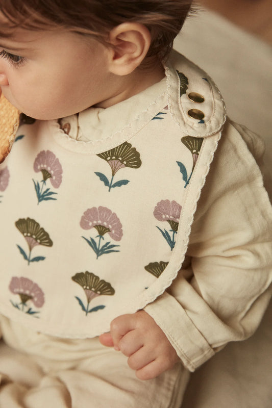 Bavoir bébé Ginkgo