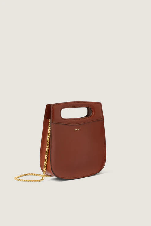 Sac mini "CHERI"Cognac