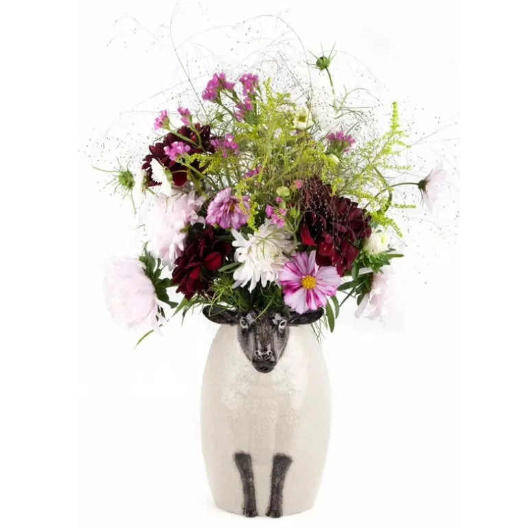 Vase Mouton blanc et noir