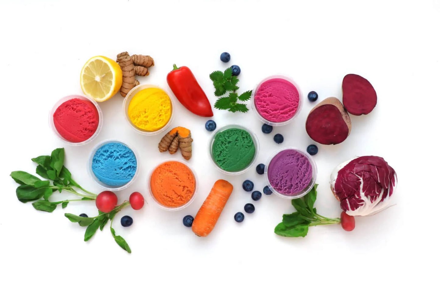 Coffret 4 pots pâte à modeler naturelle & vegan “Yuki”