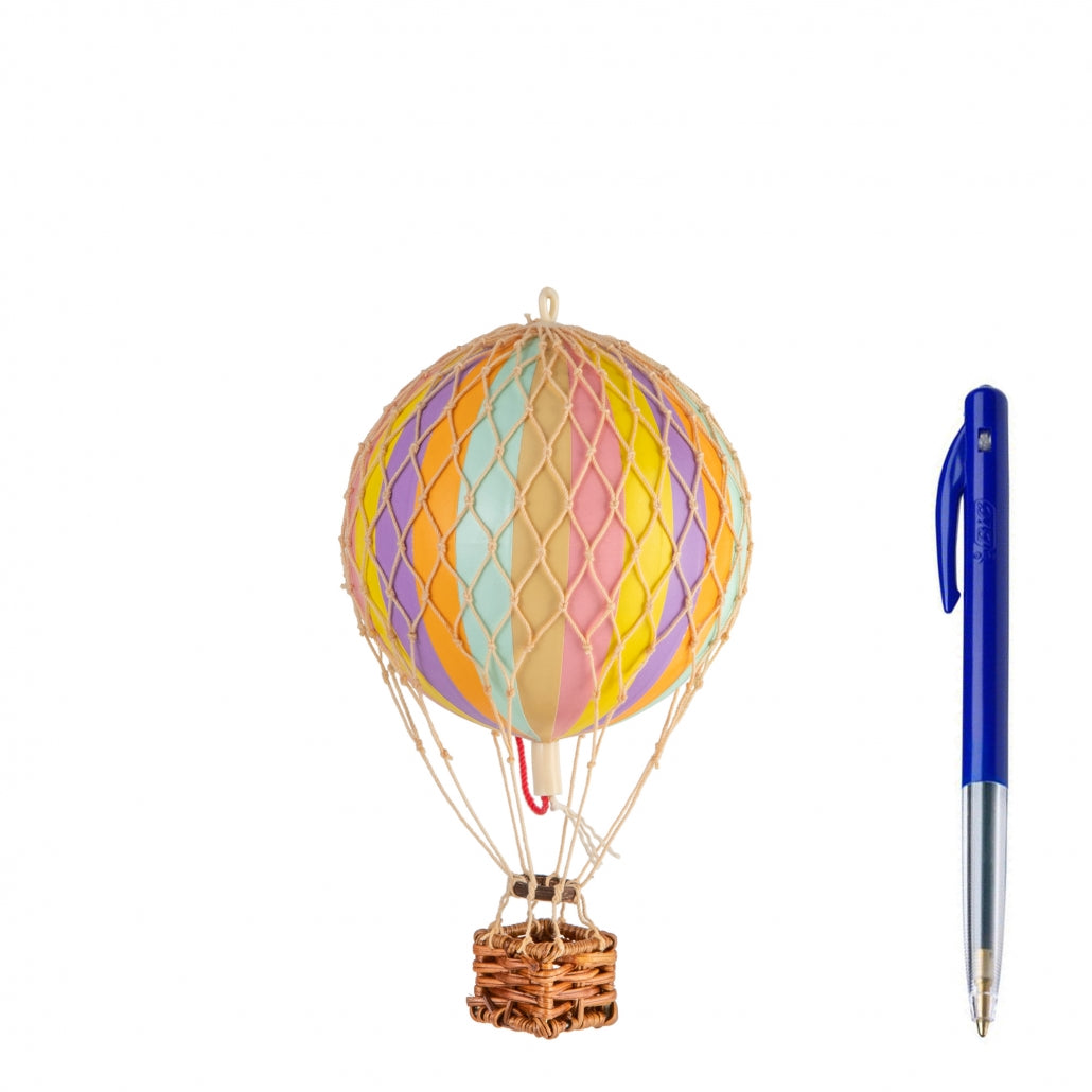 Petite Montgolfière multicolore pastelle