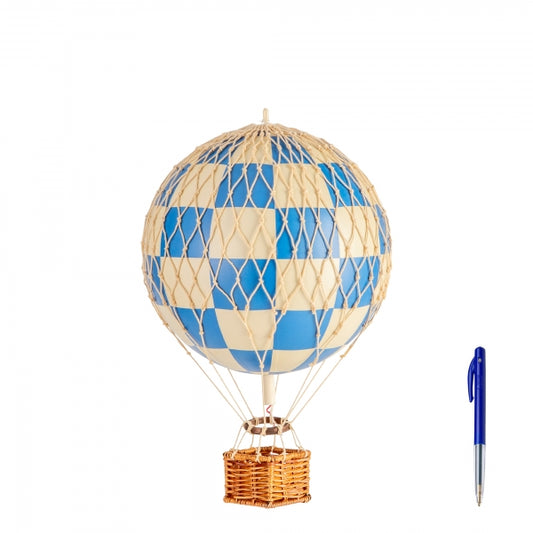Moyenne montgolfière "Bleu carreau"