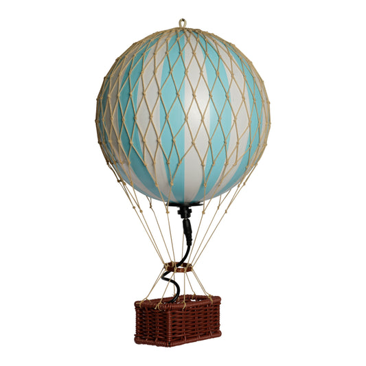 Grande montgolfière bleu ciel LED