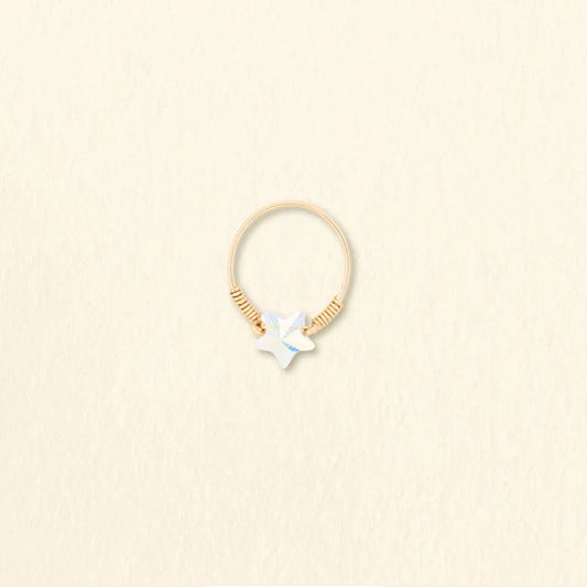Bague Candy Etoile blanche - Marie Starek