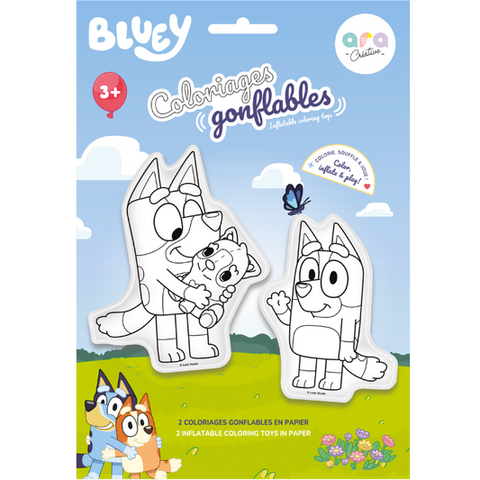 Coloriages gonflables Bluey
