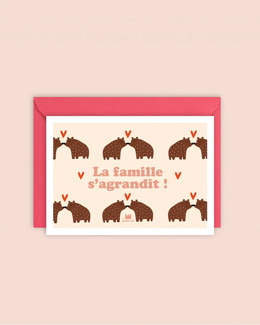 Carte "La famille s'agrandit"