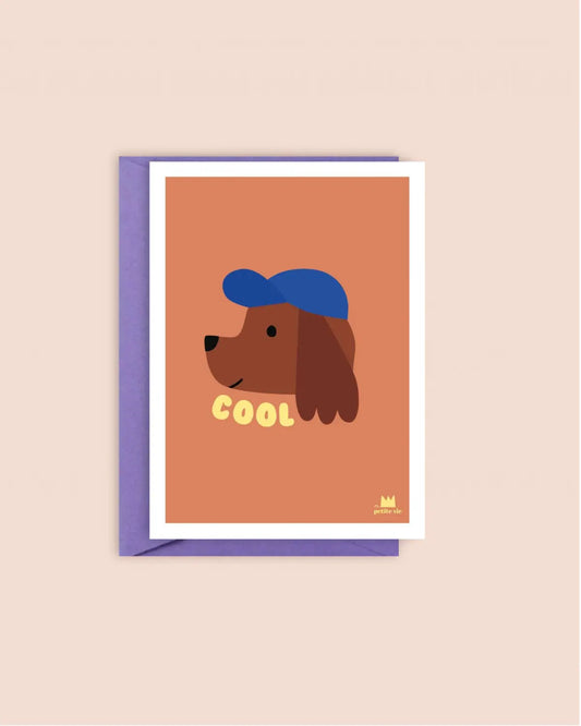 Carte chien cool