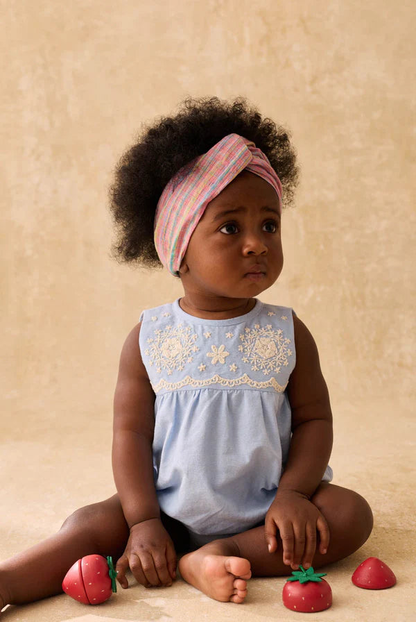 Barboteuse Nushan - Oxford blue