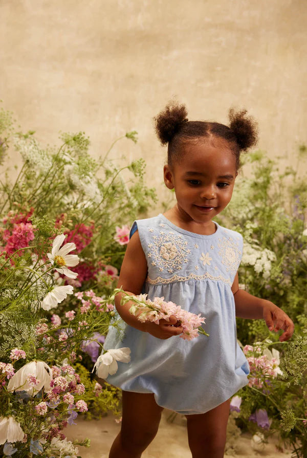 Barboteuse Nushan - Oxford blue