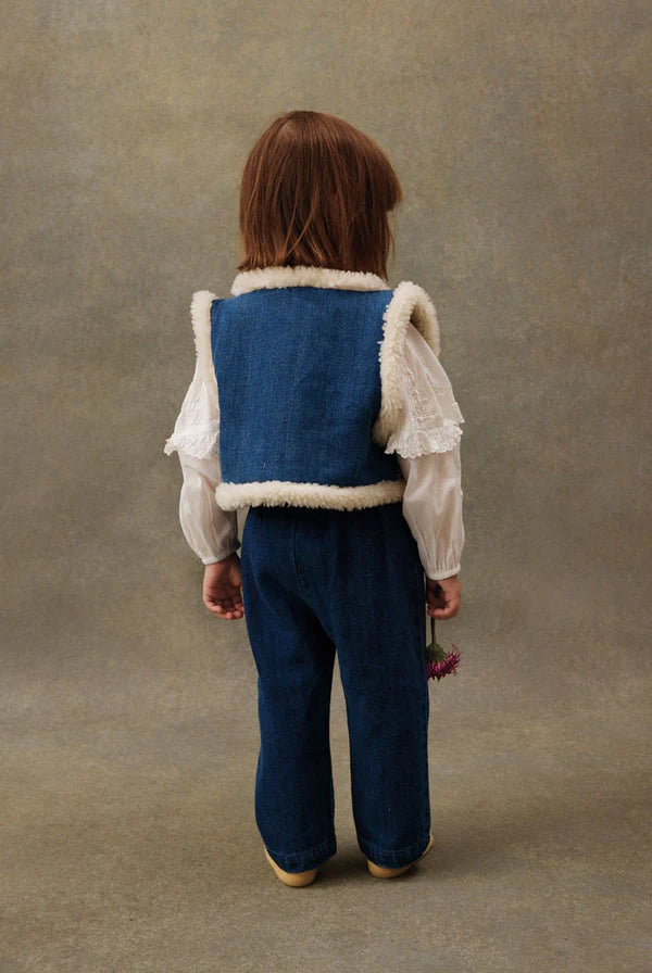 Veste réversible Librana - Stone Blue/ Cream