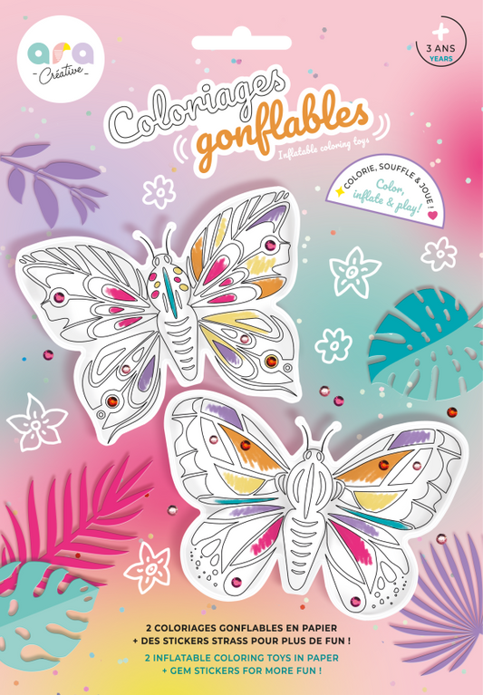 Coloriages gonflables Papillons
