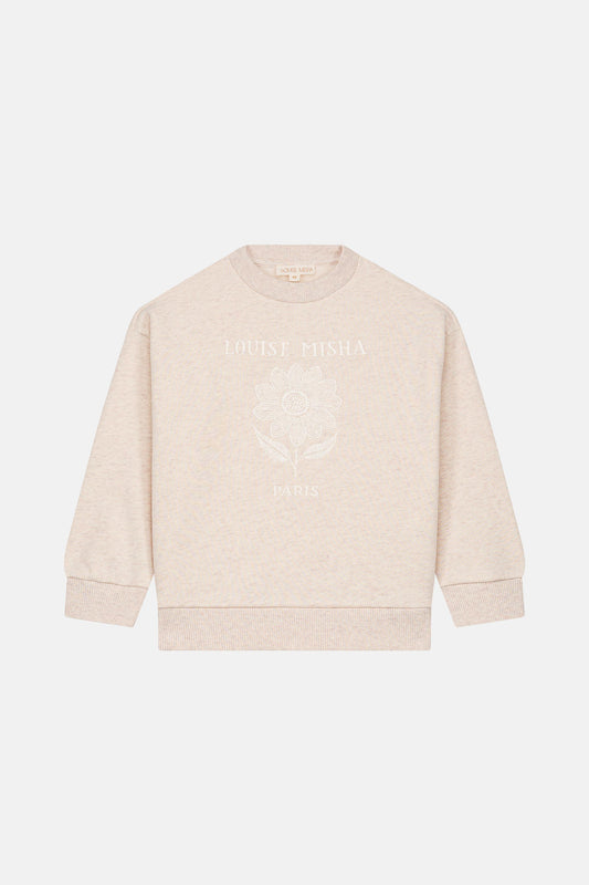 Sweatshirt Rosalia - Heather Cream