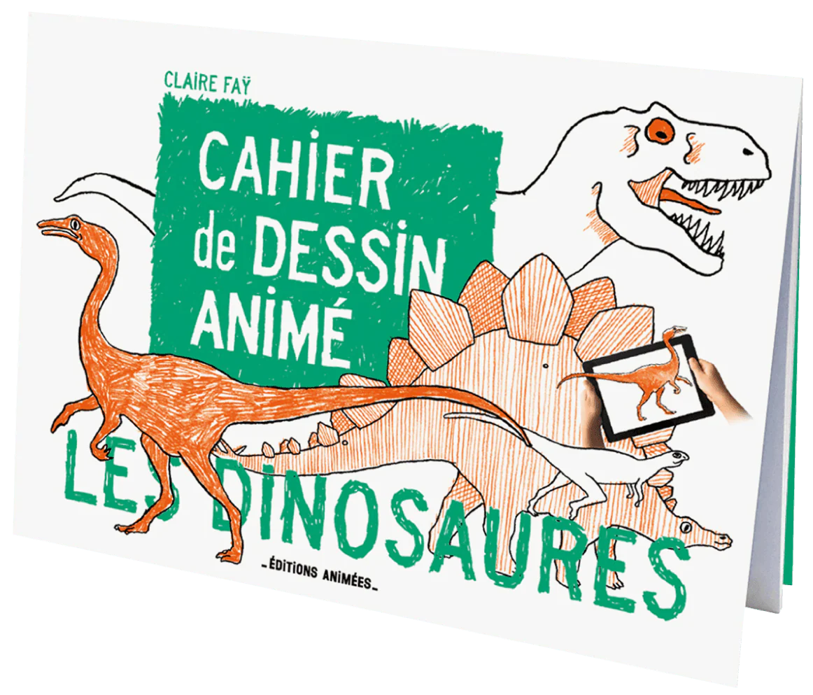 Cahier de dessins animés - LES DINOSAURES