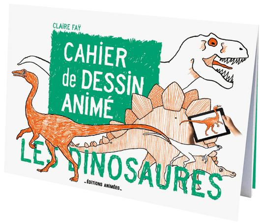 Cahier de dessins animés - LES DINOSAURES