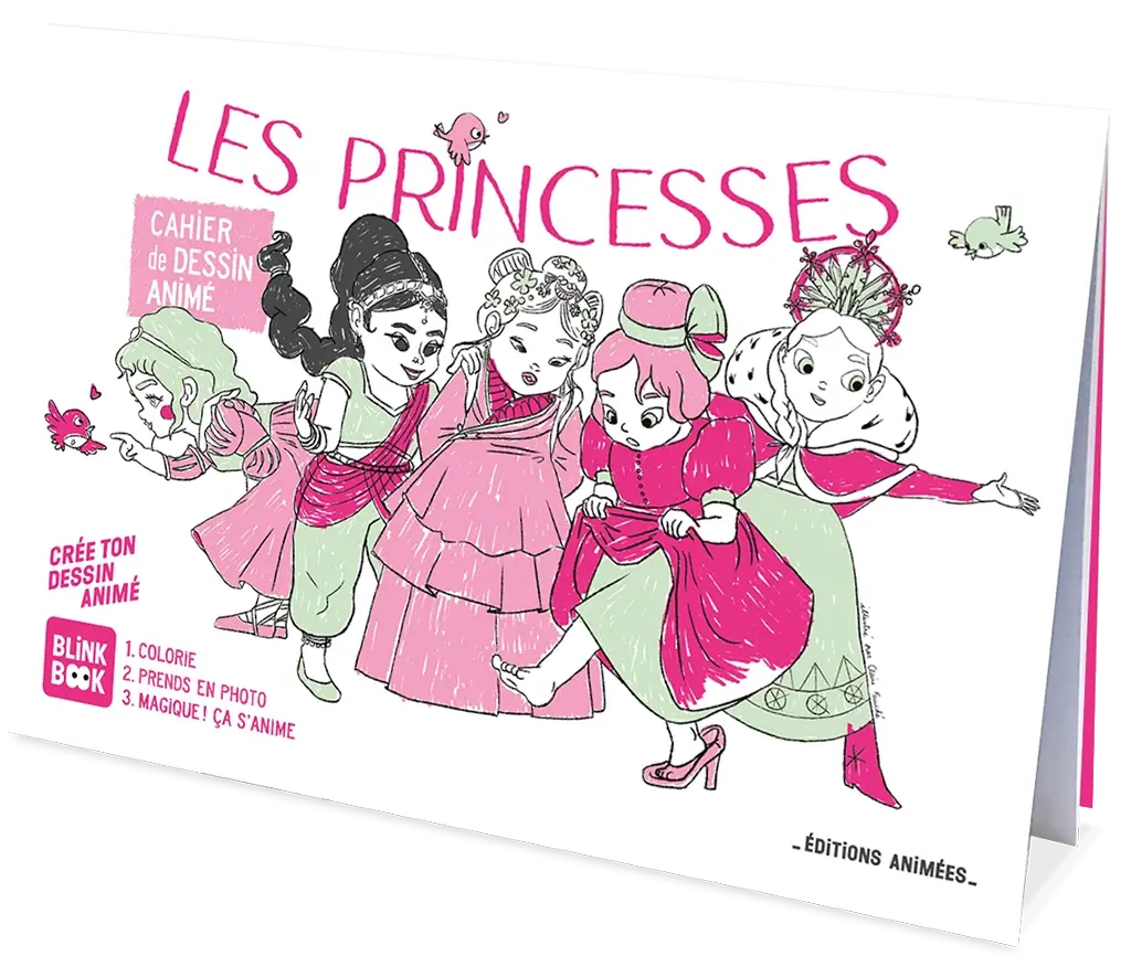 Cahier de dessins animés - LES PRINCESSES