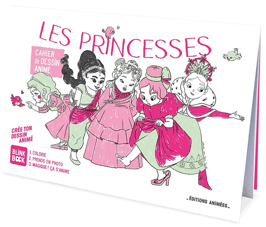 Cahier de dessins animés - LES PRINCESSES