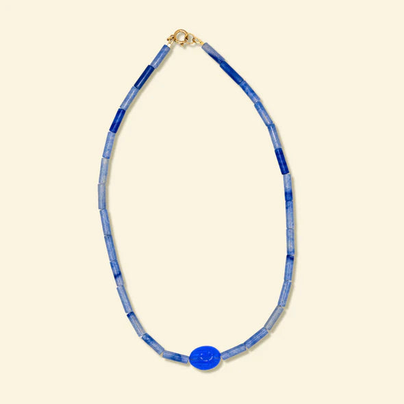 Collier Scarabée - Tubes Deep Blue