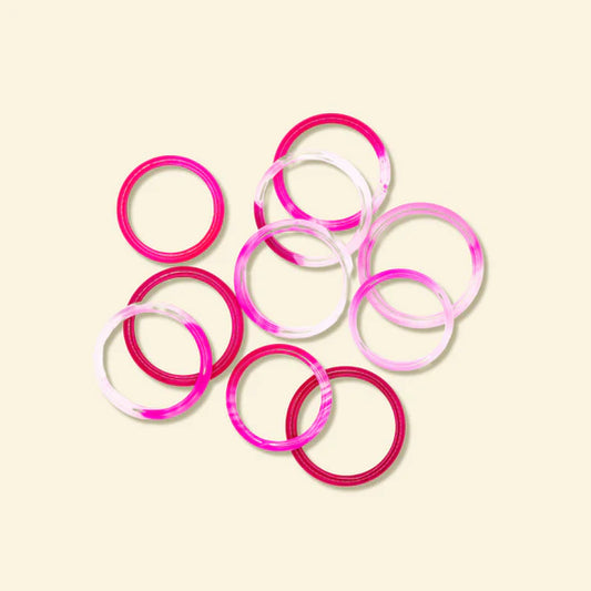 Bague anneau rose - Marie Starek